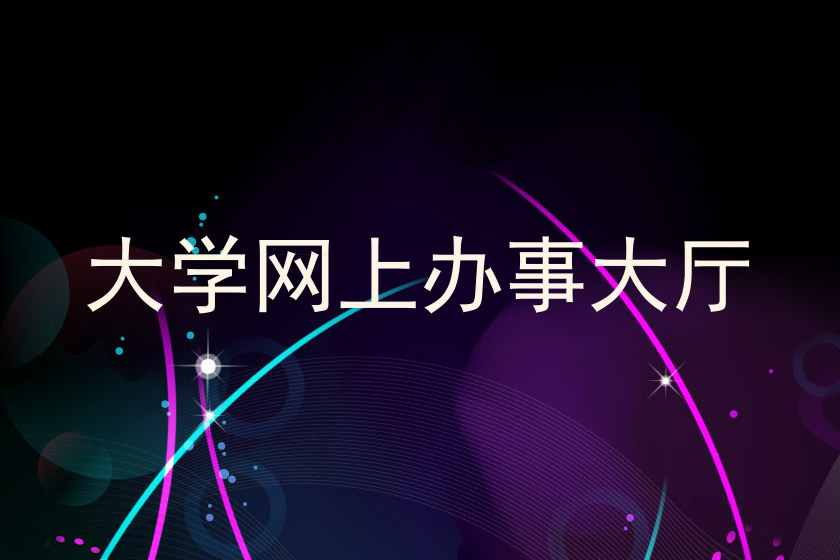 大学网上办事大厅