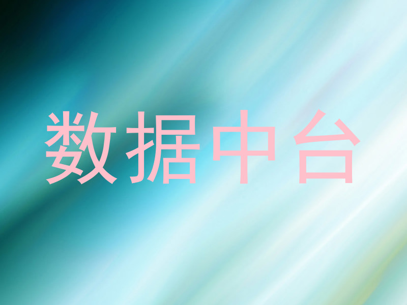 数据中台
