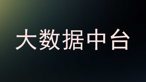 大数据中台