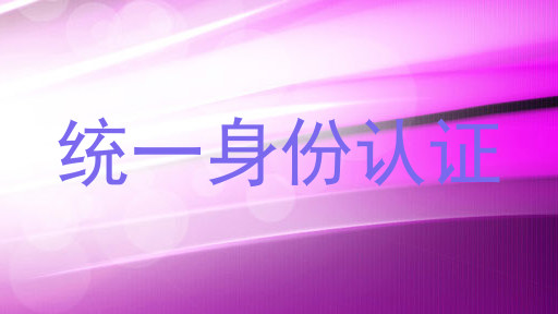 统一身份认证