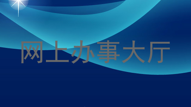 网上办事大厅