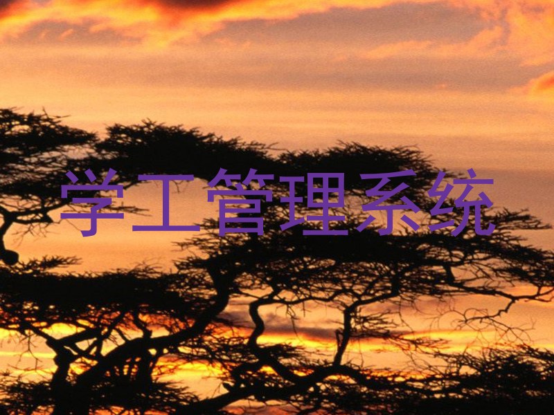 学工管理系统