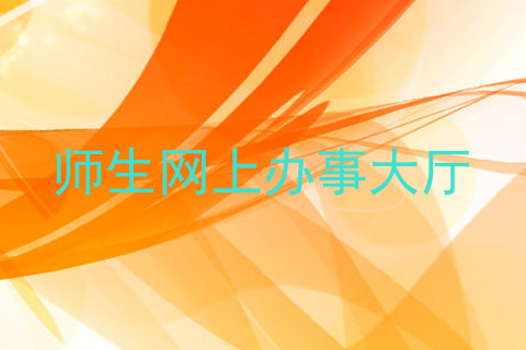 师生网上办事大厅