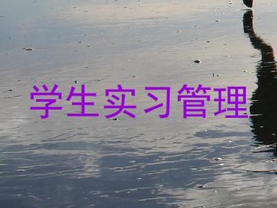 学生实习管理