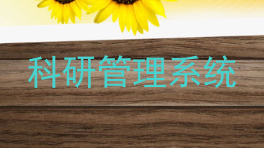 科研管理系统