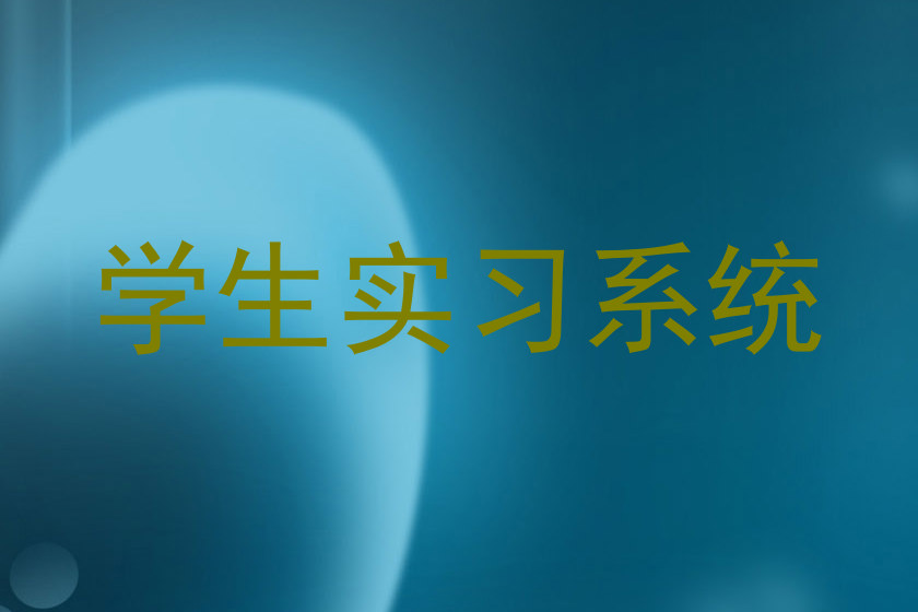 学生实习系统