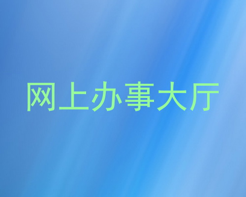 网上办事大厅