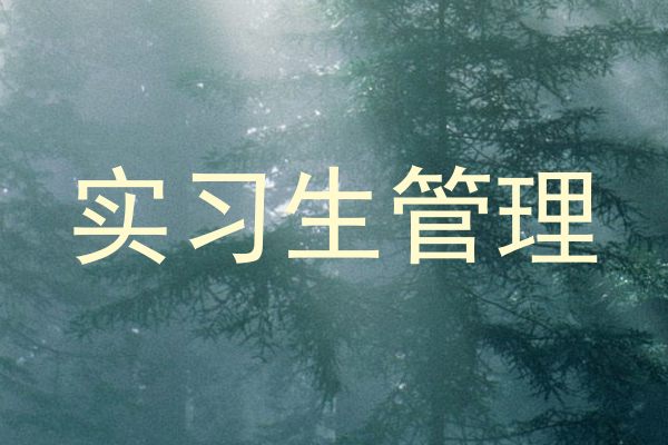 实习生管理