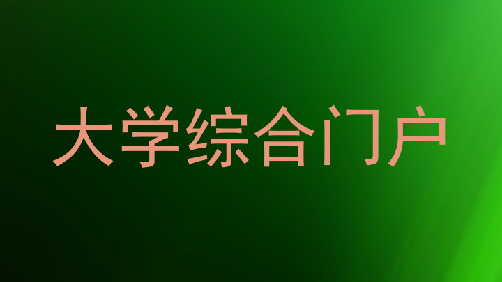 大学综合门户