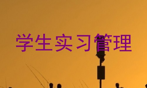 学生实习管理
