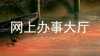 网上办事大厅