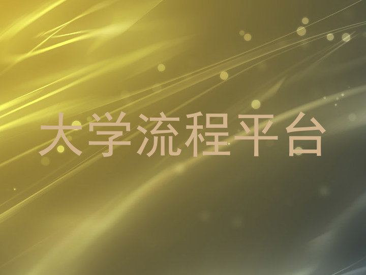 大学流程平台