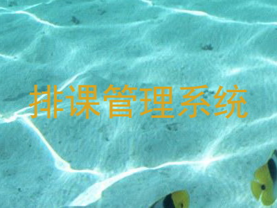排课管理系统