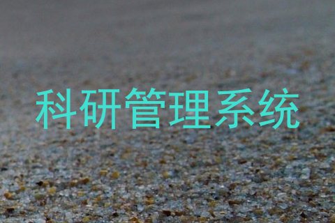 科研管理系统