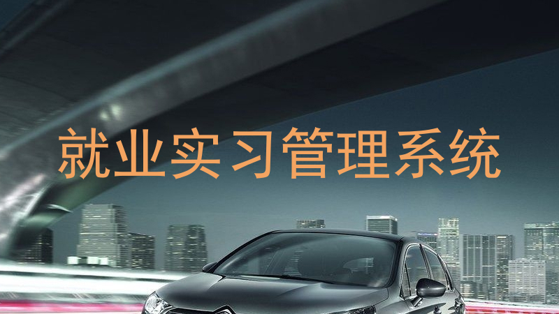 就业实习管理系统