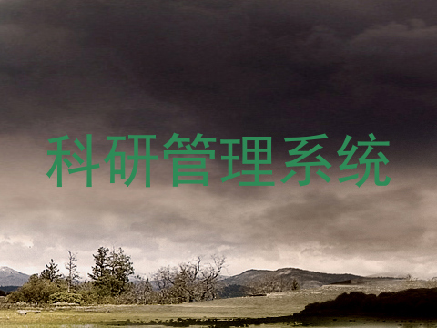科研管理系统