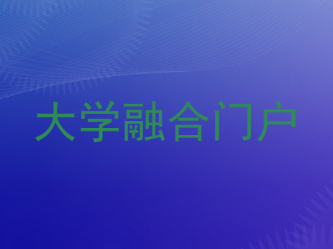 大学融合门户