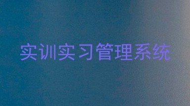 实训实习管理系统