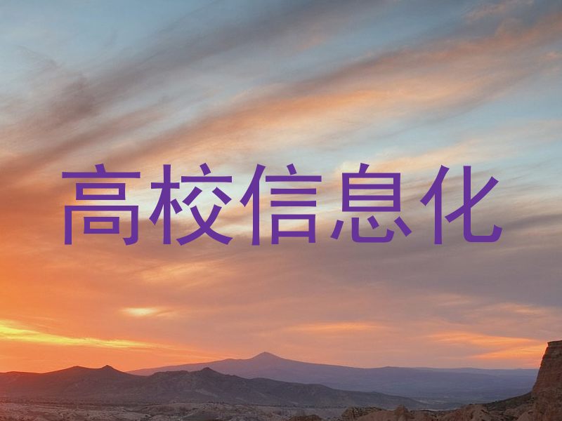 高校信息化
