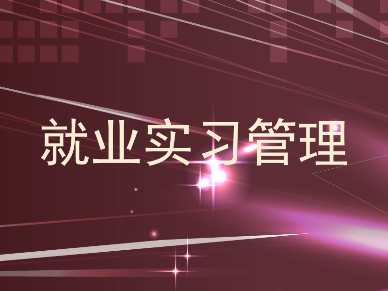 就业实习管理