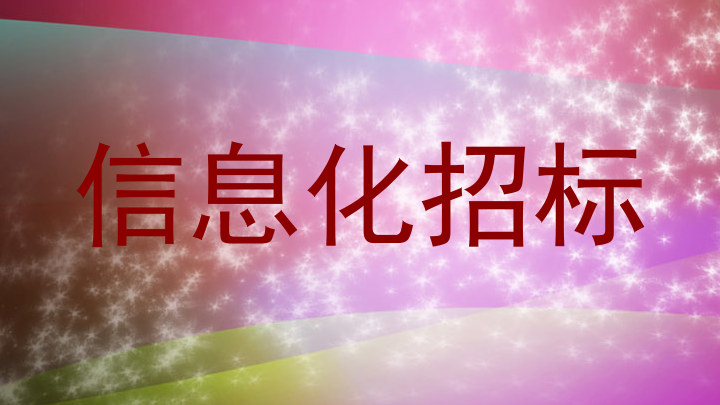 信息化招标
