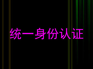 统一身份认证