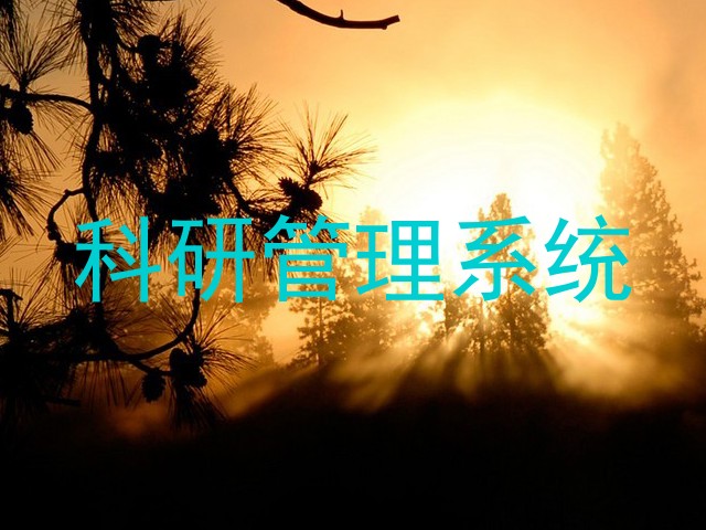 科研管理系统