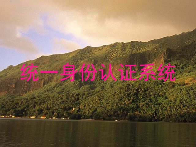 统一身份认证系统