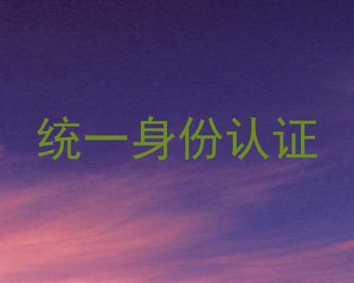 统一身份认证