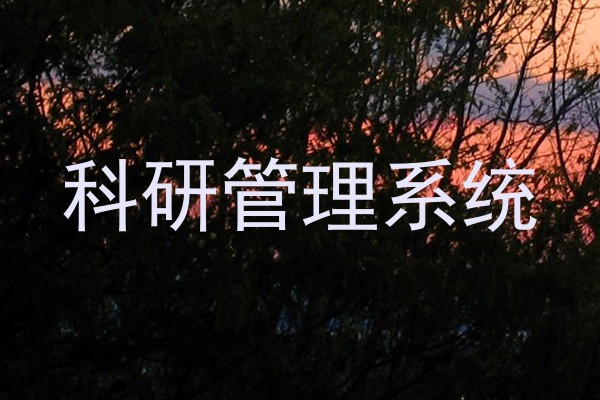 科研管理系统