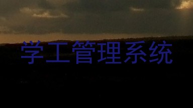 学工管理系统