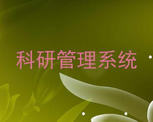 科研管理系统