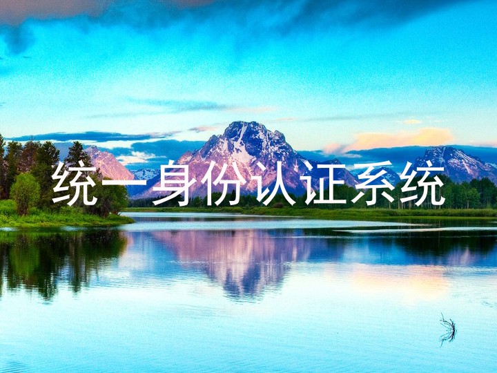 统一身份认证系统