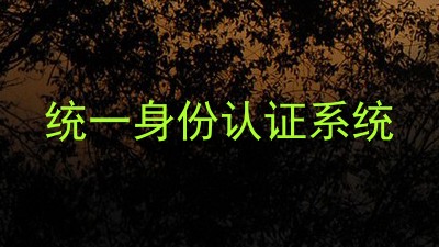 统一身份认证系统