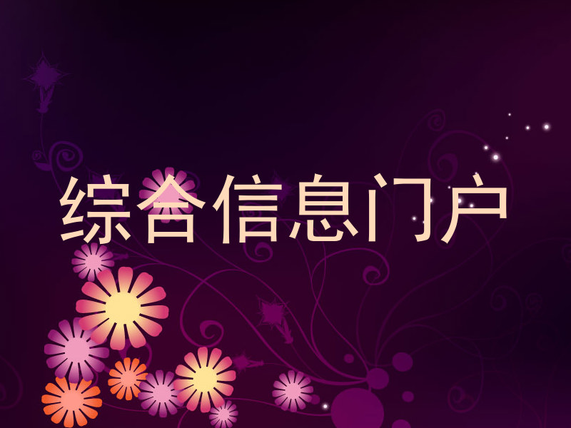 综合信息门户