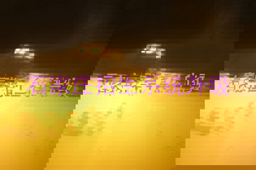 石家庄招生系统升级