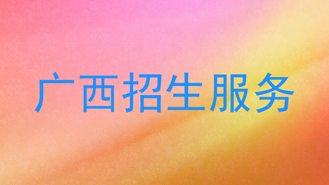 广西招生服务