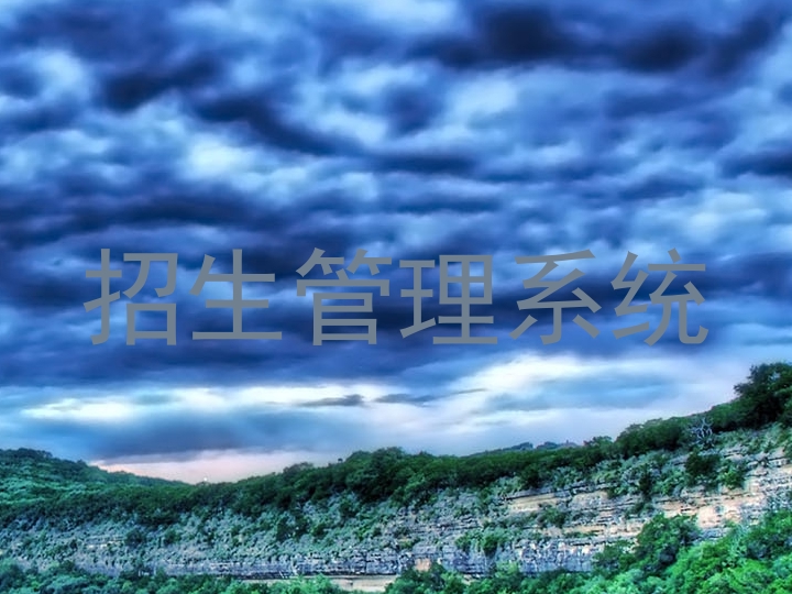 招生管理系统