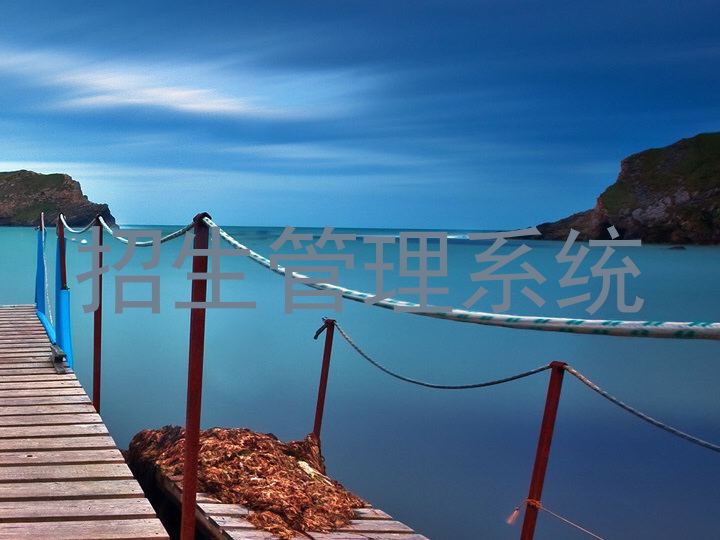 招生管理系统