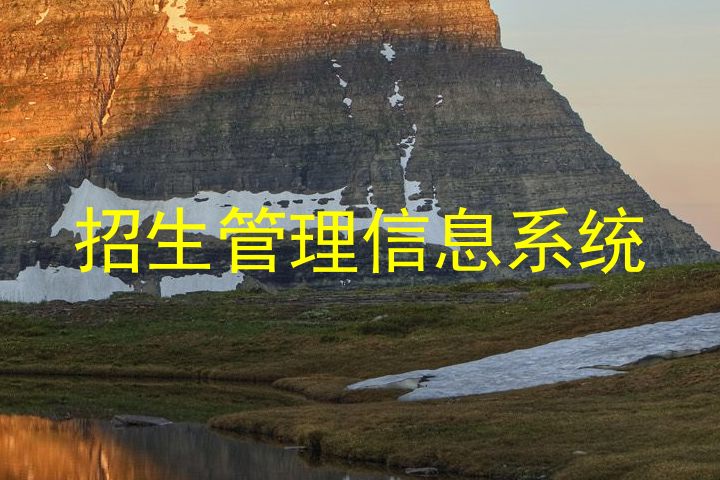 招生管理信息系统