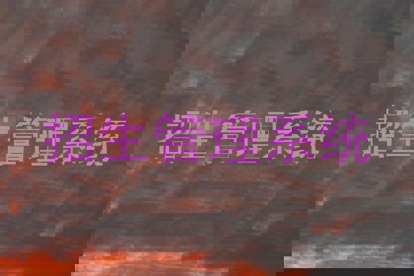 招生管理系统