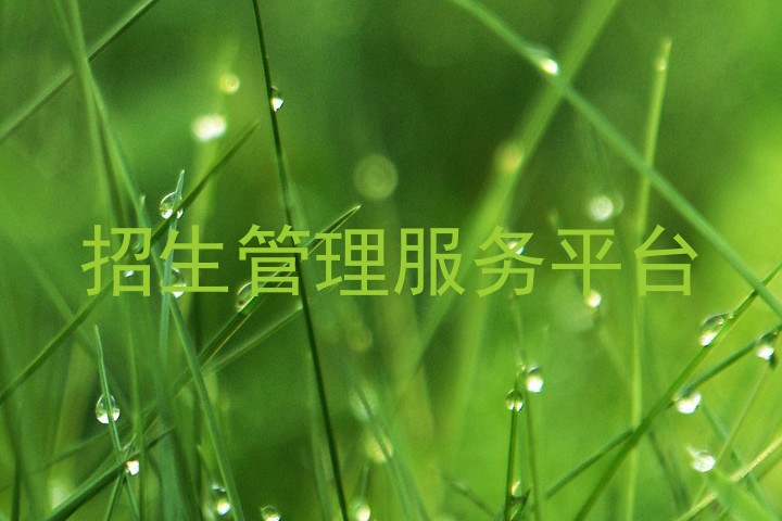 招生管理服务平台