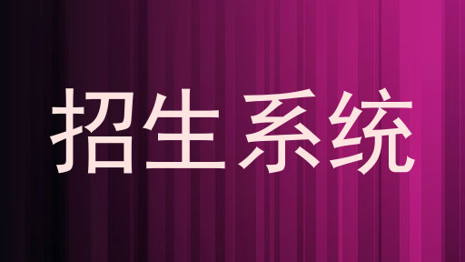 招生系统