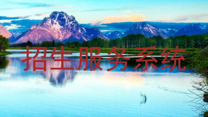 招生服务系统
