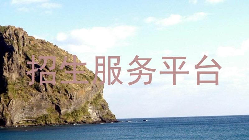 招生服务平台