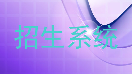 招生系统