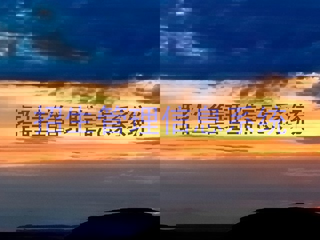 招生管理信息系统