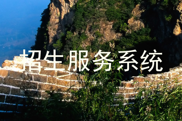 招生服务系统
