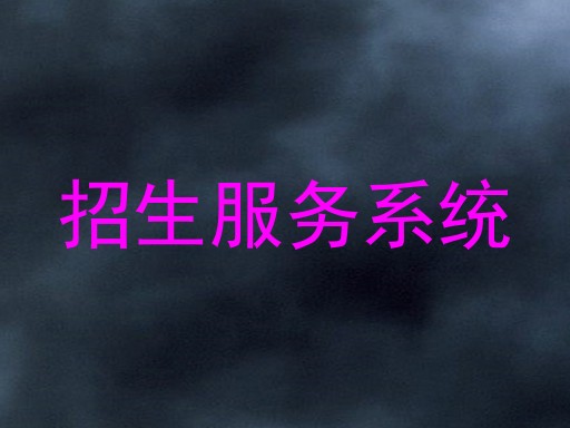招生服务系统