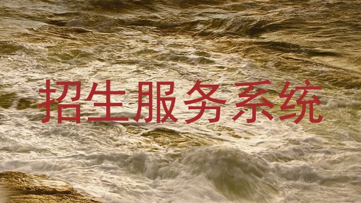 招生服务系统